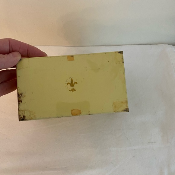 Metal Ohio Art Company Recipe Card Holder Box 1970s Rustic Farmhouse Vintage MCM - Picture 10 of 15